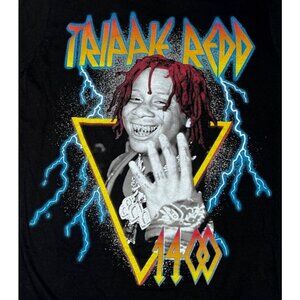 Authentic Trippie Redd 1400 American Thunder T-Shirt Size Small